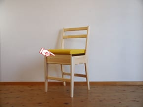 ヒノキ学習椅子