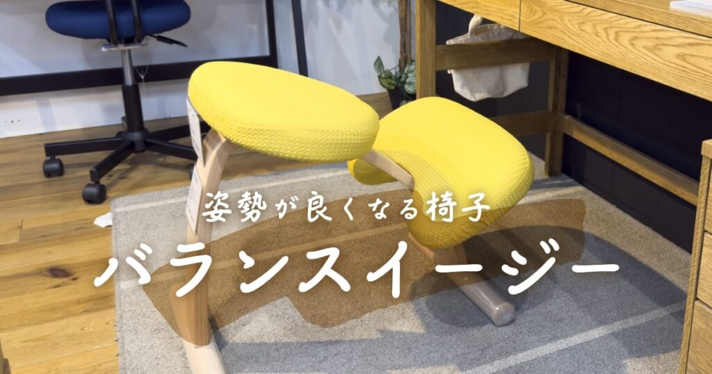 姿勢が良くなる椅子　バランスイージー